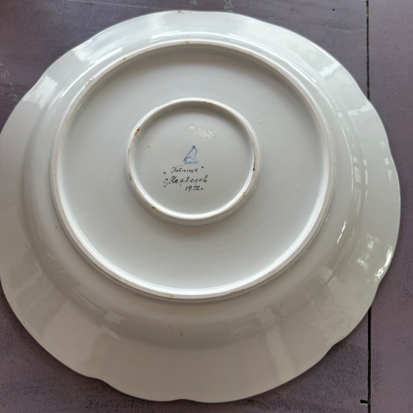 White Bird 6ps Tea Set Hand Made by C Medvedev 1972 - Picture 3 of 13